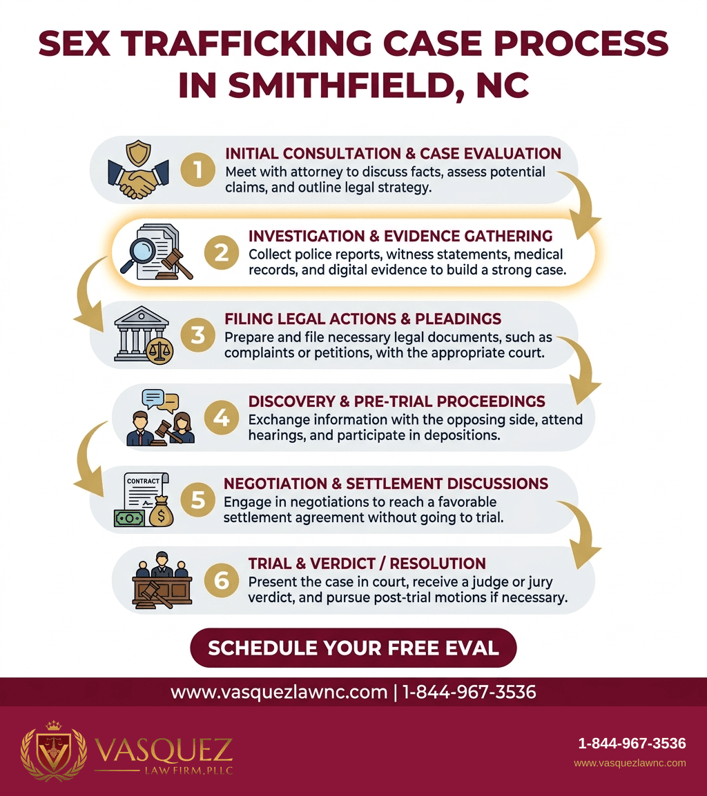 Visual Guide 1 for How Sex Trafficking Cases Are Handled in Smithfield NC 2026