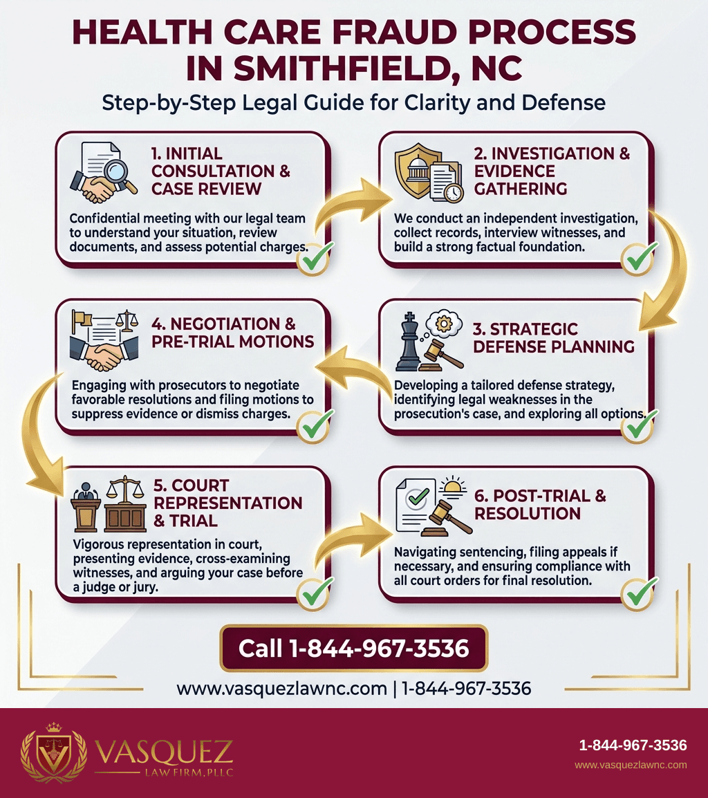 Visual Guide 1 for How Health Care Fraud Cases Are Handled in Smithfield NC in 2026