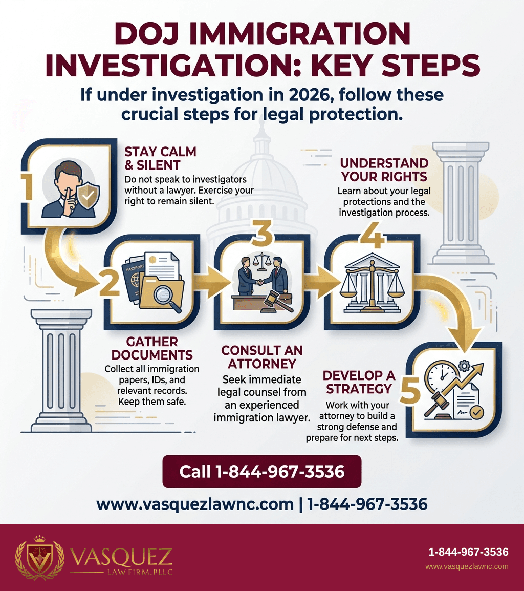 Visual Guide 1 for How DOJ Immigration Probe Affects Your Case in 2026