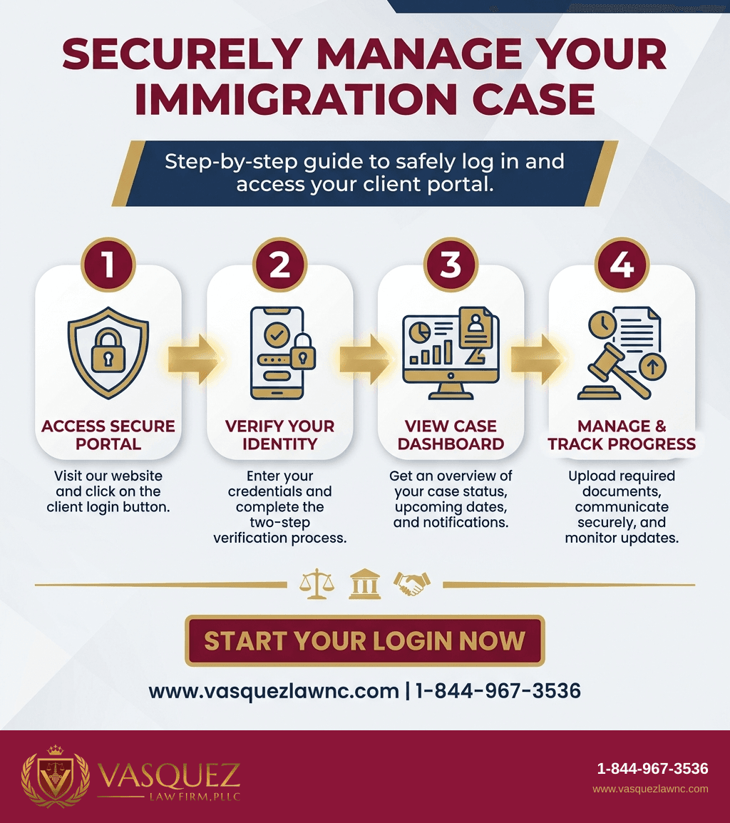 Visual Guide 1 for How USCIS Login Works for Immigration Cases in 2026