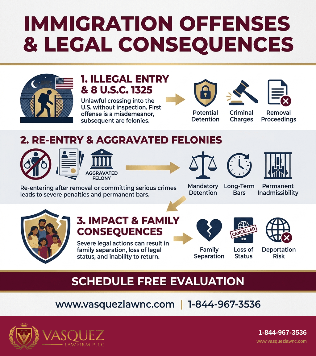 Visual Guide 2 for Immigration Offenses and Their Impact on Your Case in 2026