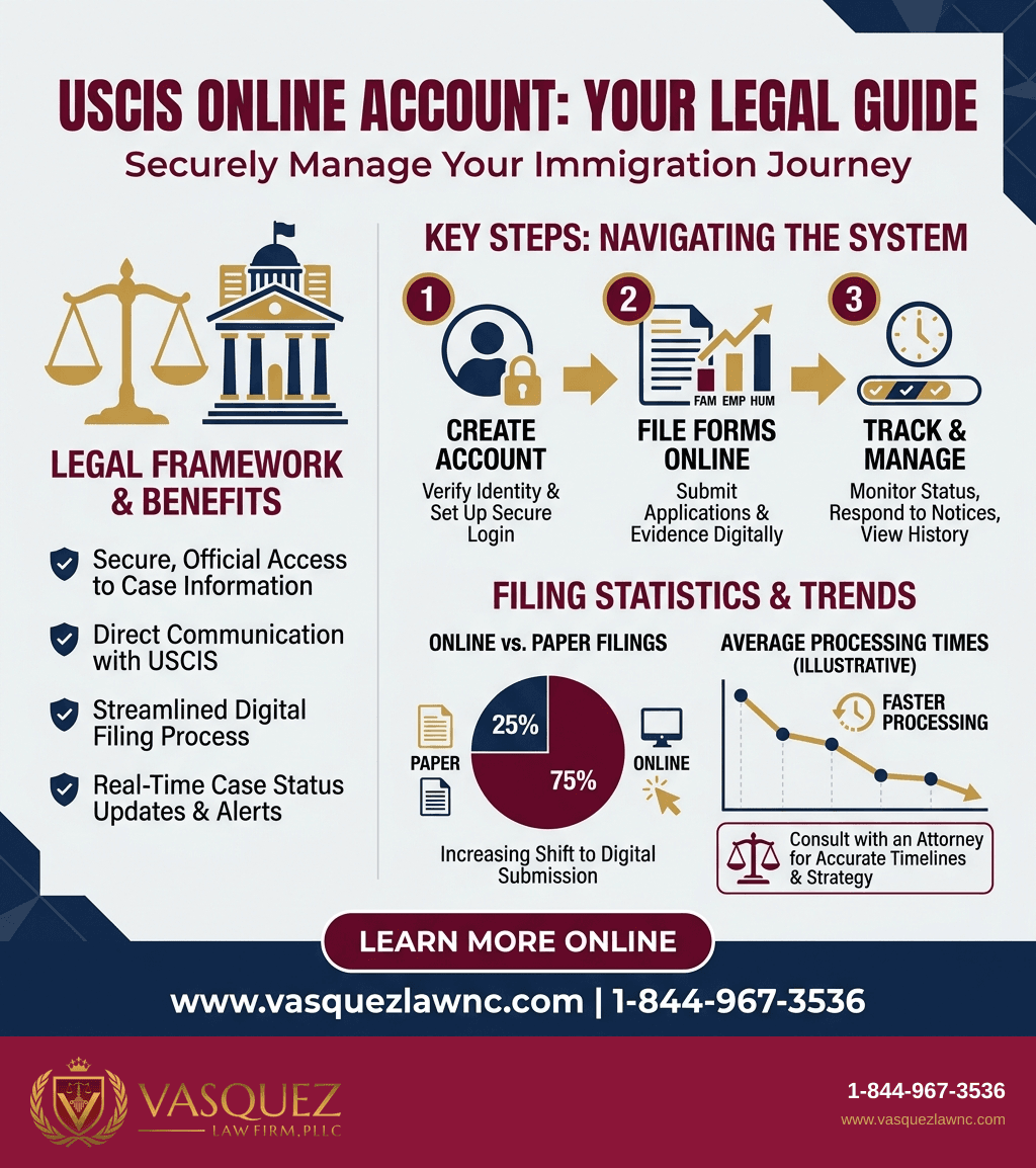 Visual Guide 2 for How USCIS Login Works for Immigration Cases in 2026