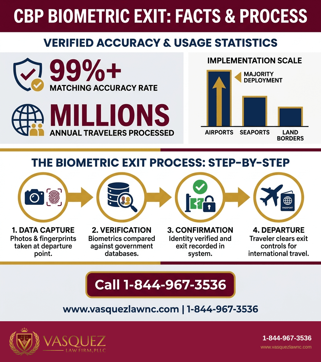 Visual Guide 2 for CBP Biometric Exit Controls Explained for Travelers in 2026
