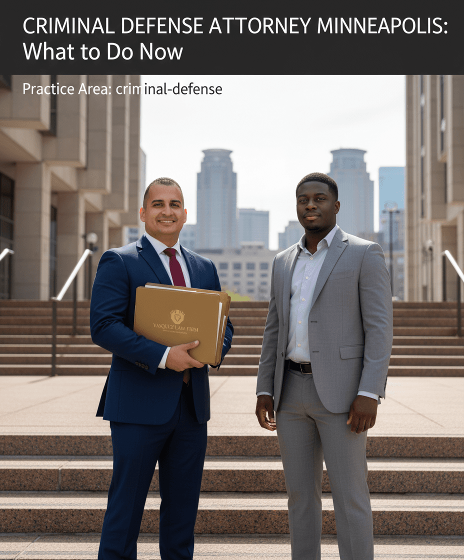 Qué Hacer Cuando Enfrenta Cargos Criminales en Minneapolis Ahora Mismo