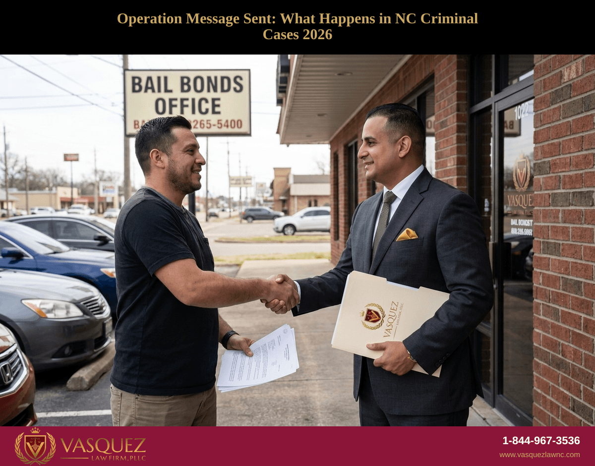 Operation Message Sent: What Happens in NC Criminal Cases 2026