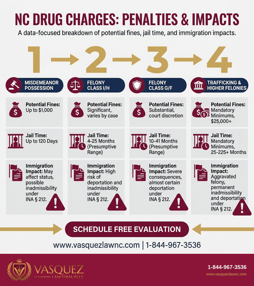 Process Timeline for What Happens If You Face Drug Charges in Smithfield NC in 2026?