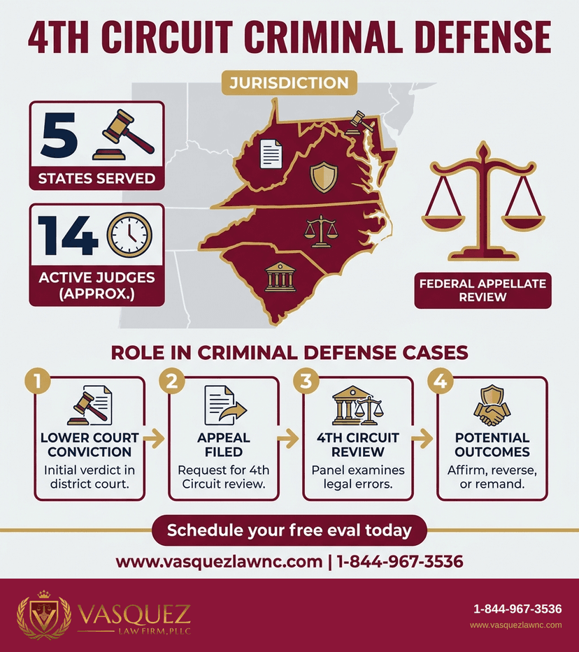 Process Timeline for What Is the 4th Circuit and How It Affects NC Cases in 2026