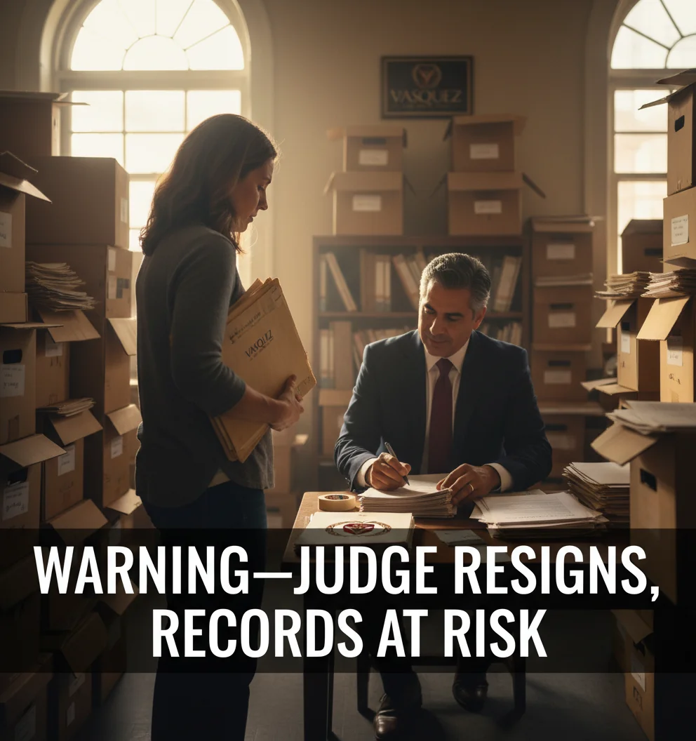 divorce lawyer NC: WARNING—Judge Resigns, Records at Risk