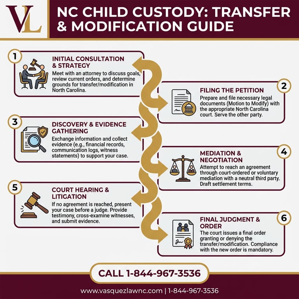 Estadísticas Clave y Datos para Child Custody Transfer: What to Expect in NC in 2026 (Español)