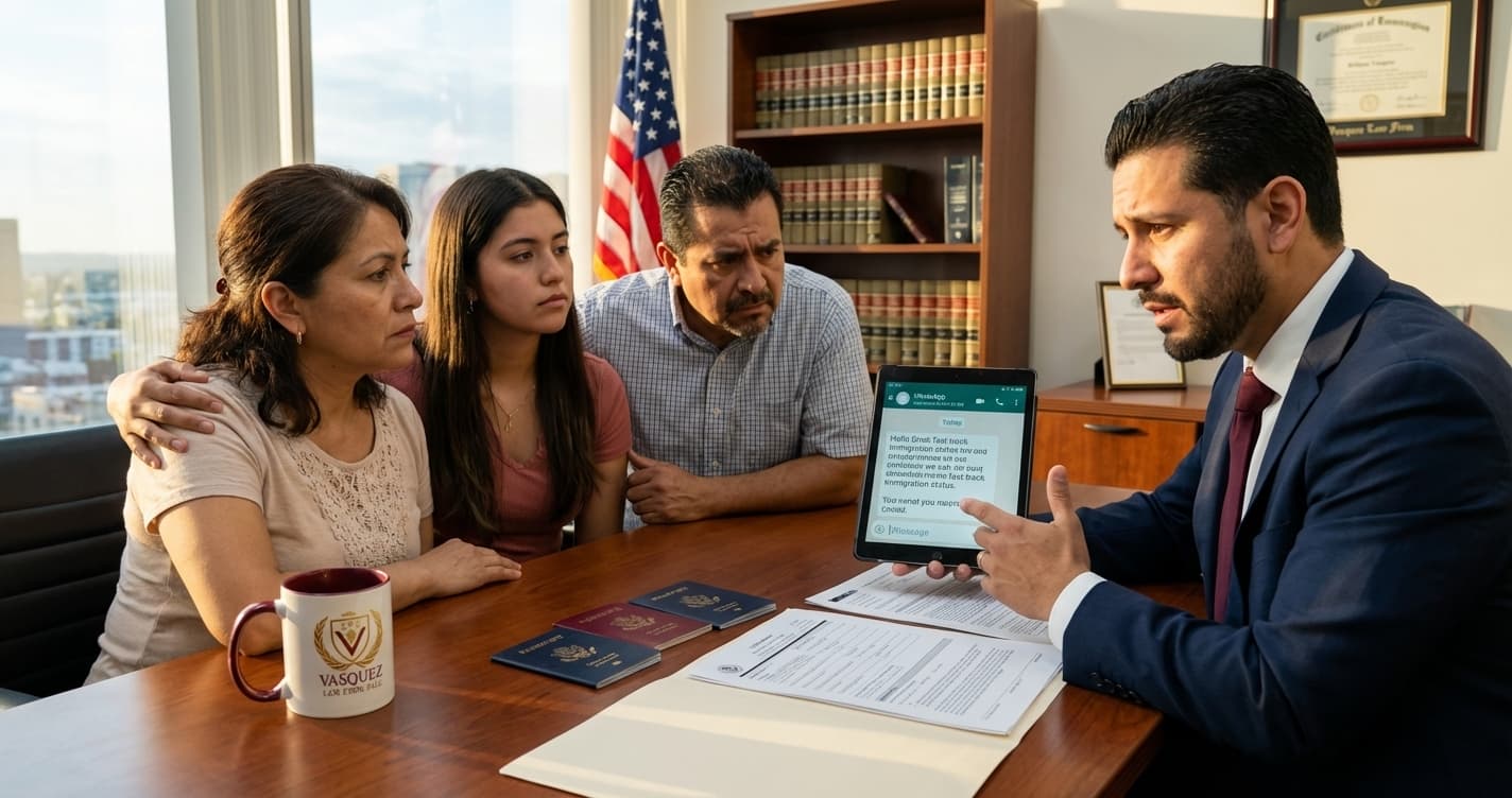 Cómo la Última Estafa de WhatsApp Usa el Estatus Migratorio Como Cebo en NC