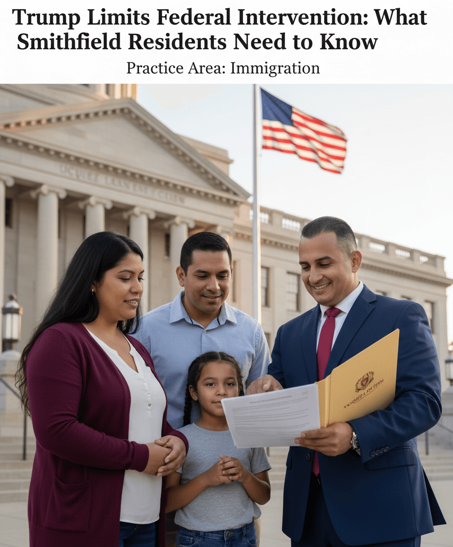 How Trump Limits on Federal Intervention Affect Smithfield Residents