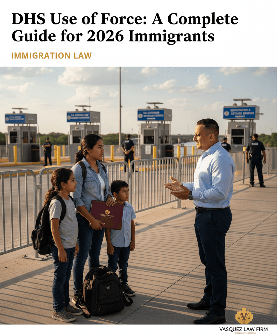 Lo que los Inmigrantes Deben Saber Sobre el Uso de Fuerza del DHS en 2026