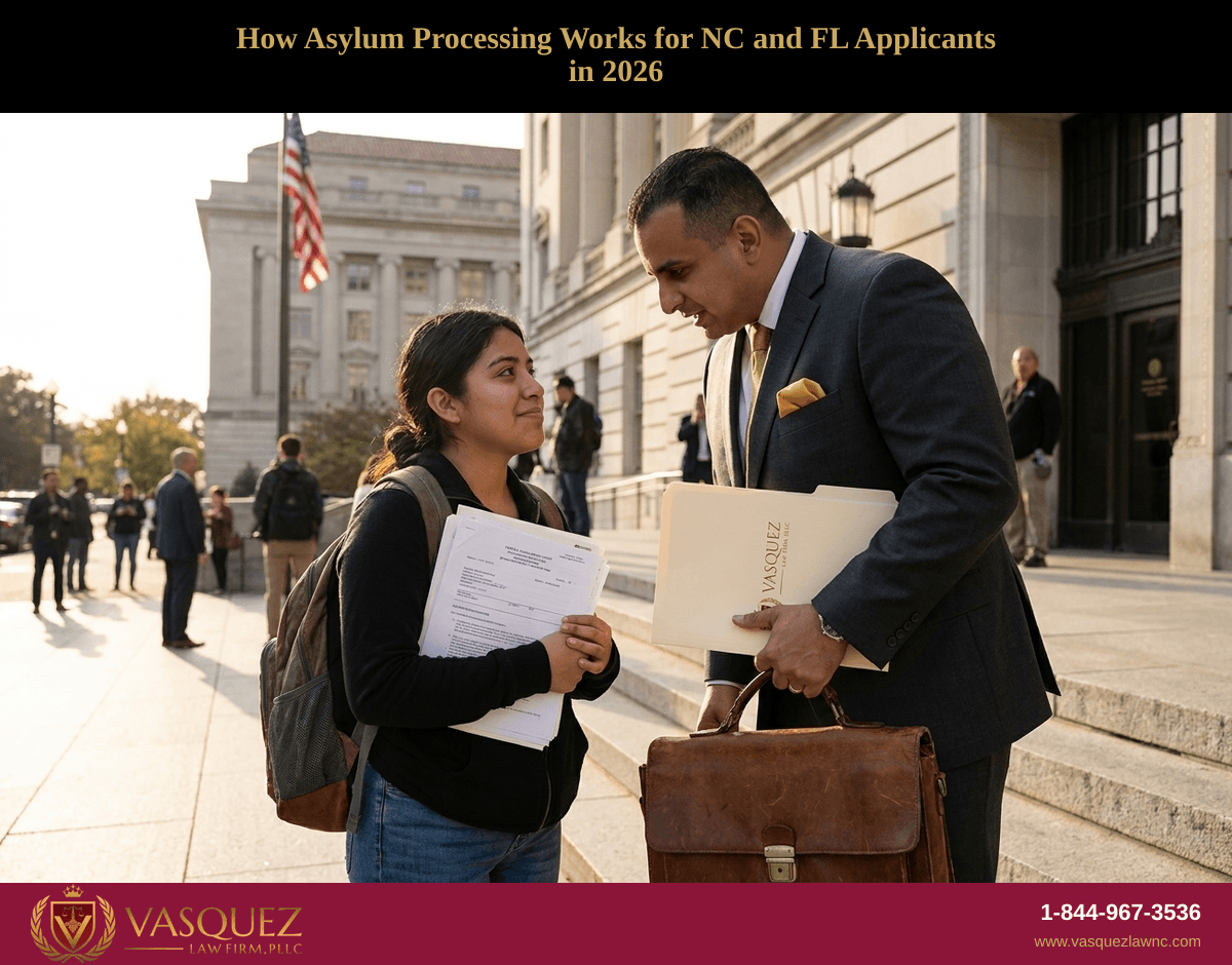 How Asylum Processing Works for NC and FL Applicants in 2026