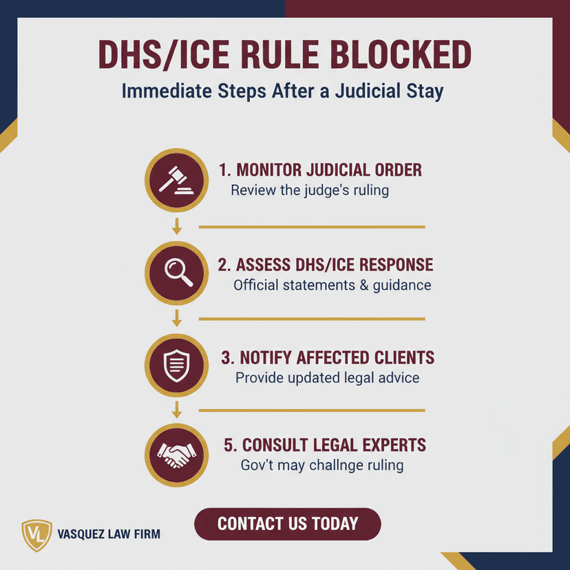 Key Statistics and Data for How a Judge Blocked the DHS ICE Rule and What It Means for Congress Oversight