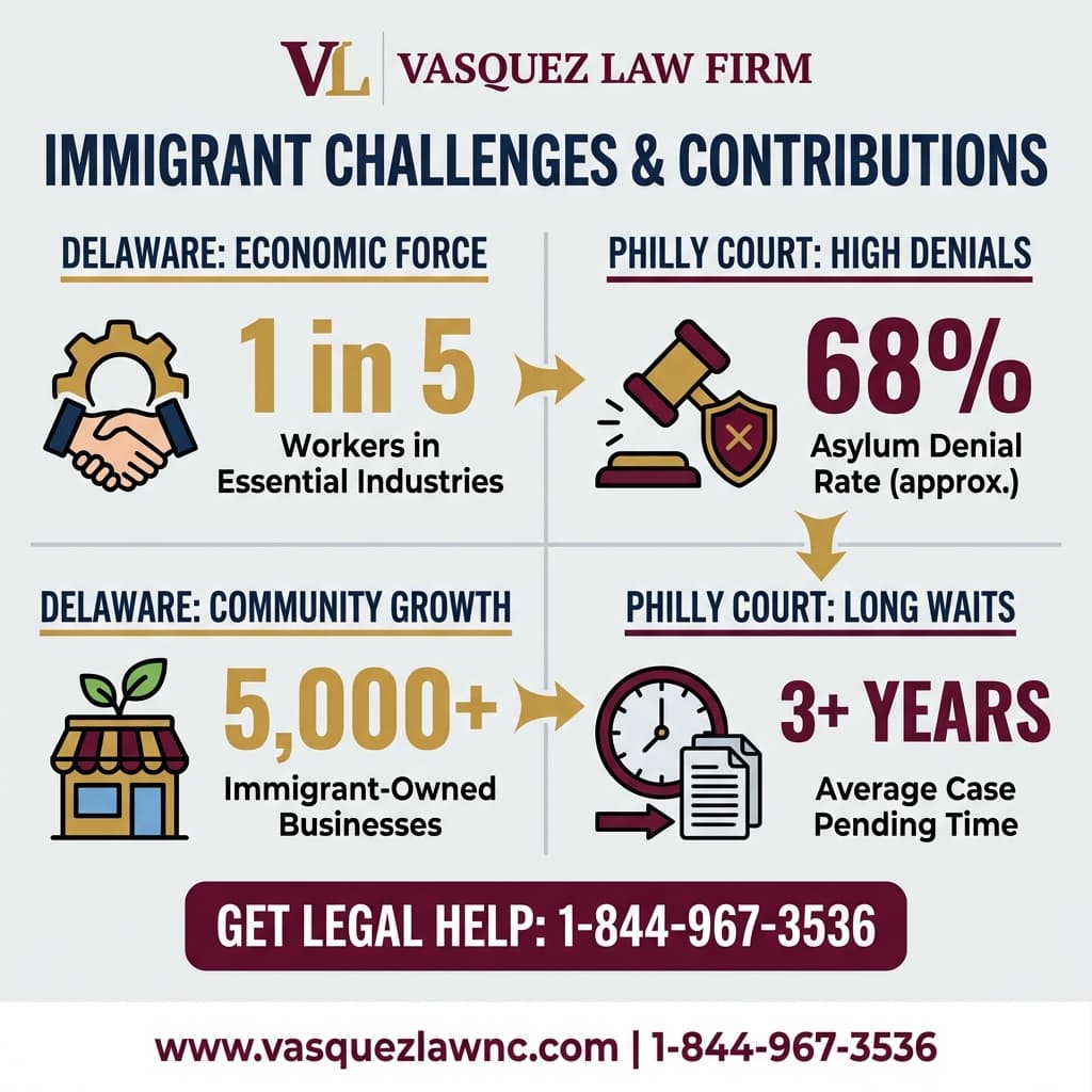 Estadísticas Clave y Datos para Lo que Necesita Saber Sobre la Ley de Inmigración de Delaware en 2026