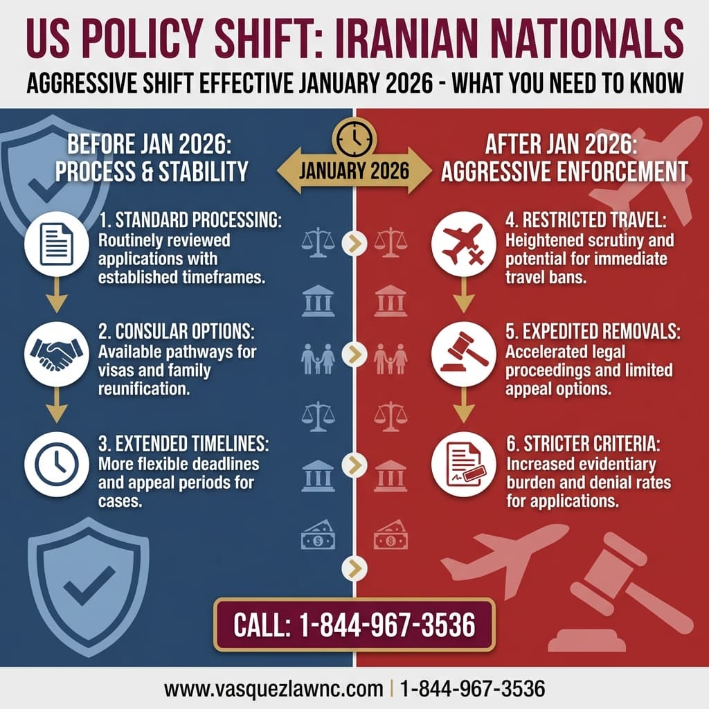 Estadísticas Clave y Datos para Lo que los Iraníes en EE. UU. Deben Saber Sobre la Deportación en 2026
