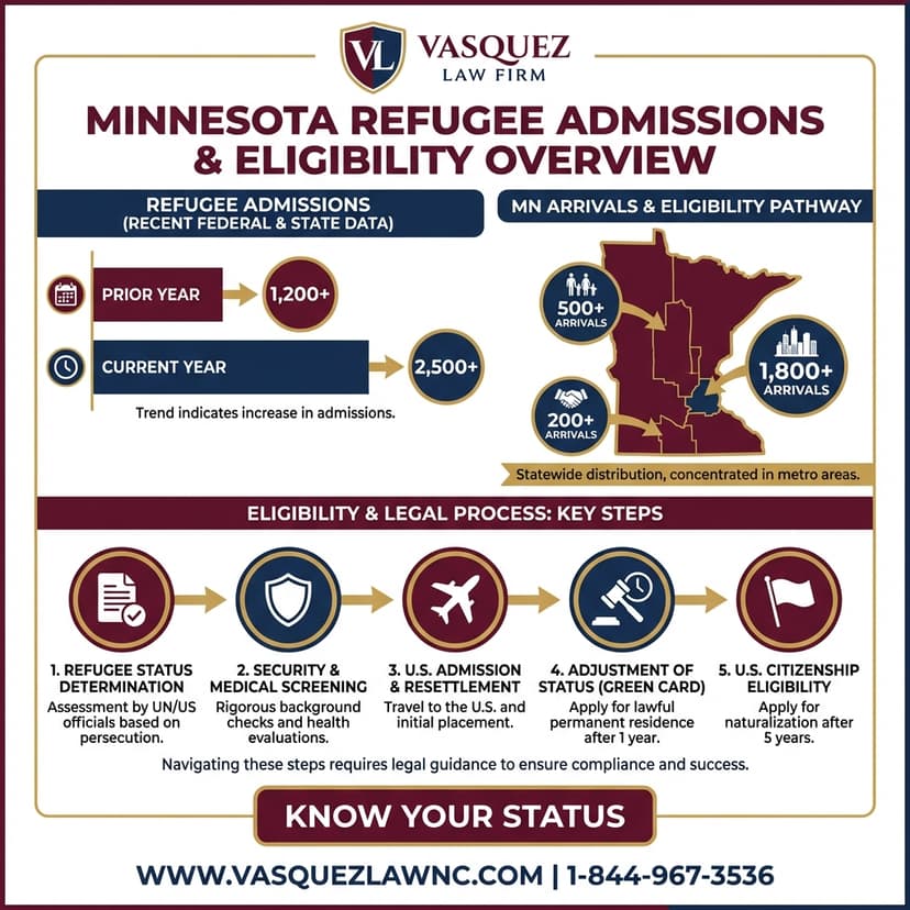 Key Statistics and Data for Your Rights as a Refugee in Minnesota in 2026
