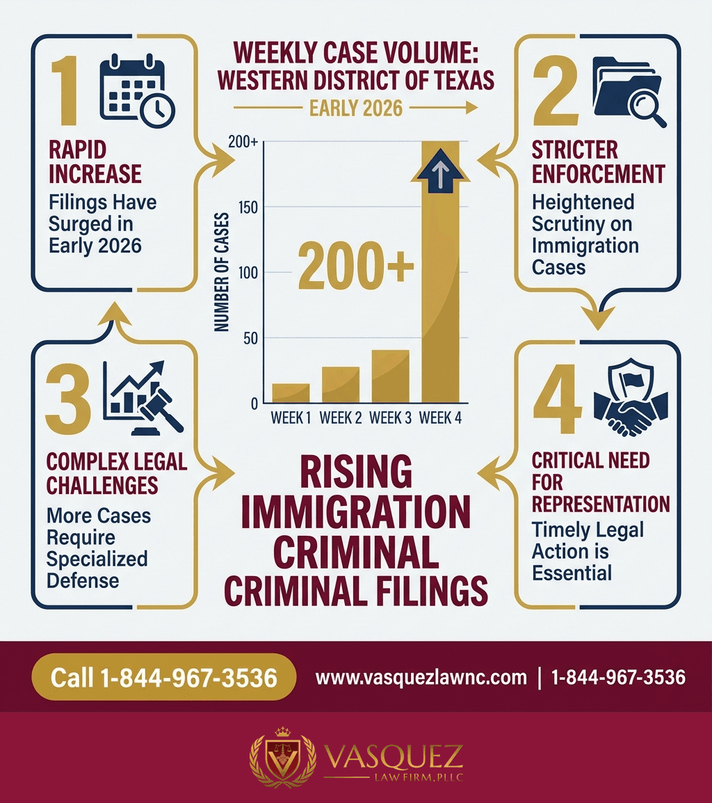 Estadísticas Clave y Datos para Casos de Inmigración en el Distrito Oeste de Texas: Lo que Debes Saber en 2026