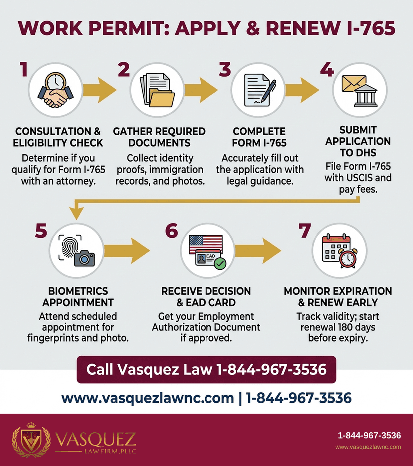 Key Statistics and Data for How DHS Immigrant Work Permits Work in Raleigh 2026
