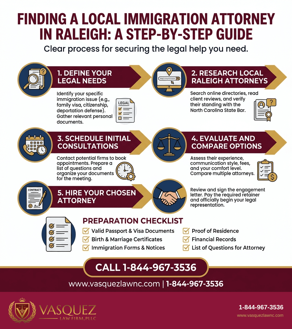 Estadísticas Clave y Datos para Cómo un Abogado de Inmigración Local Puede Ayudarte en Raleigh en 2026