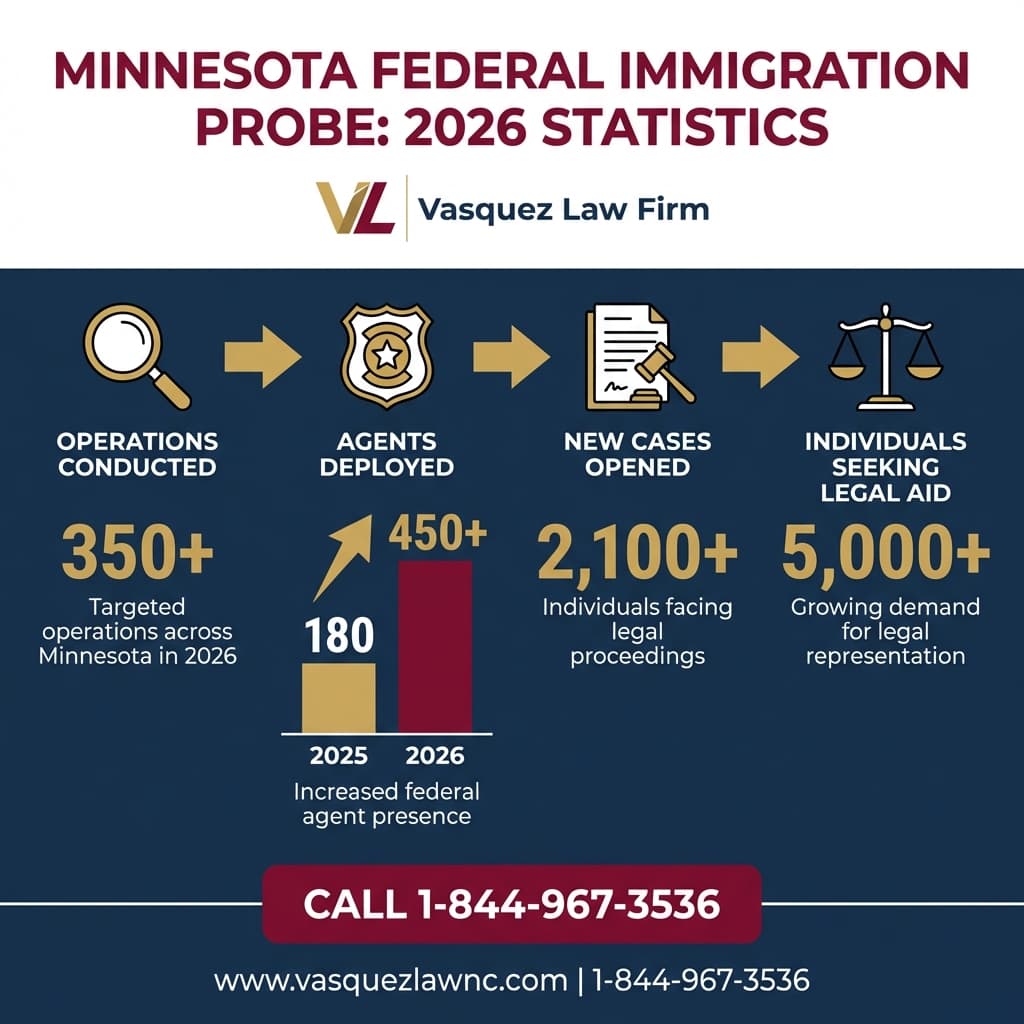 Línea de Tiempo del Proceso para Qué Significa la Investigación Migratoria de Minnesota para Inmigrantes en 2026