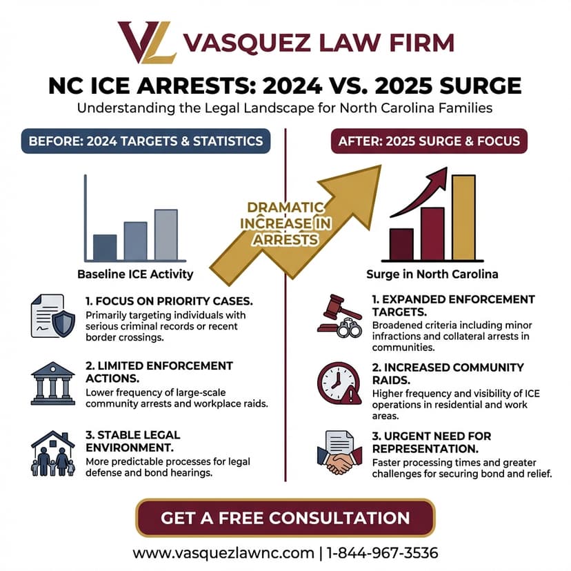 Process Timeline for What Do Federal Immigration Agents Do Around Raleigh in 2026?
