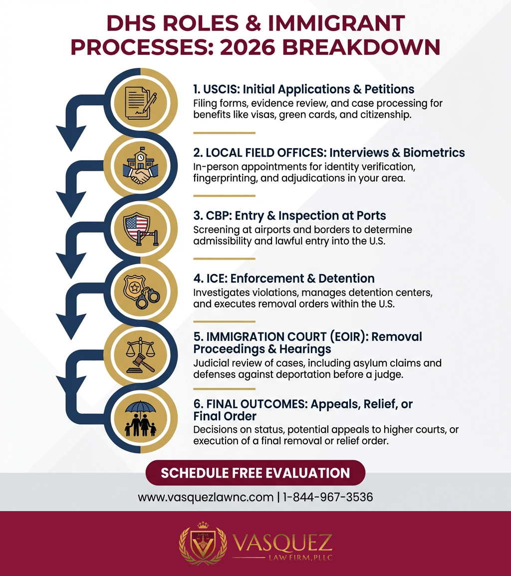 Línea de Tiempo del Proceso para ¿Cuál es el Verdadero Papel del Departamento de Seguridad Nacional en 2026?