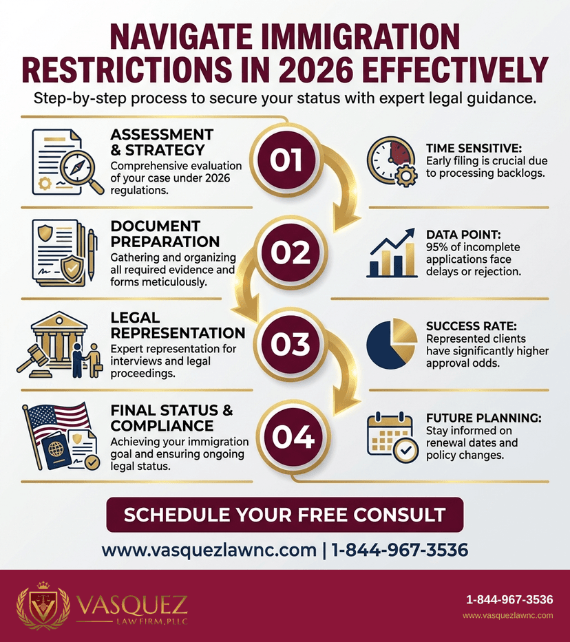 Process Timeline for How Immigration Restrictions Shape Your Case in 2026