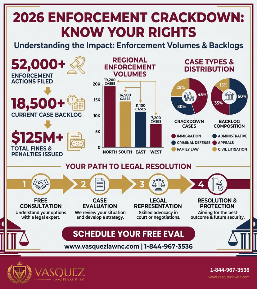Process Timeline for What Happens During an Immigration Crackdown in 2026