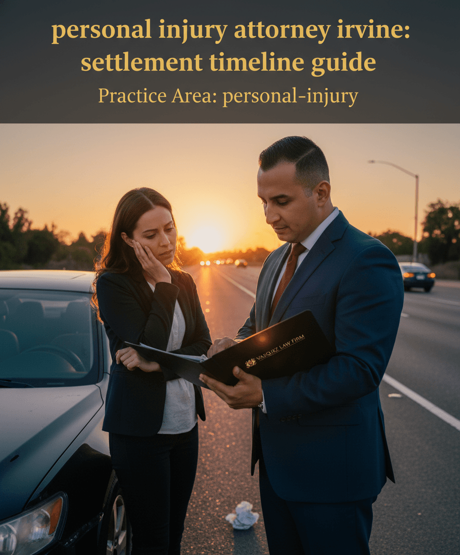 Qué Esperar del Cronograma de un Acuerdo por Lesiones Personales en Irvine