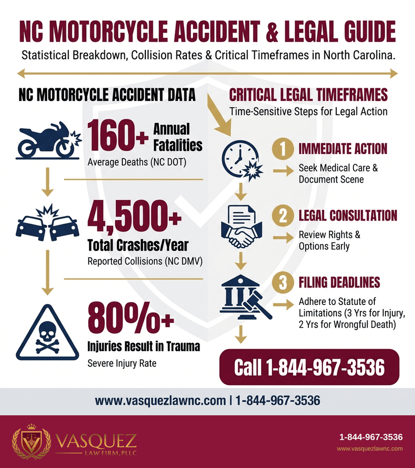 Process Timeline for Motorcycle Accident in Charlotte: What You Should Know in 2026