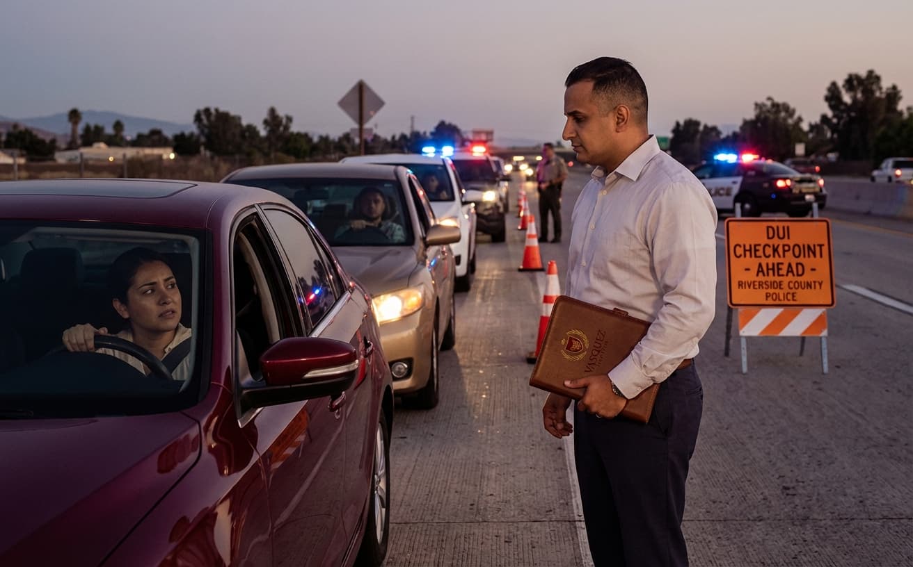 Know Your Rights at a DUI Checkpoint in Riverside County in 2026