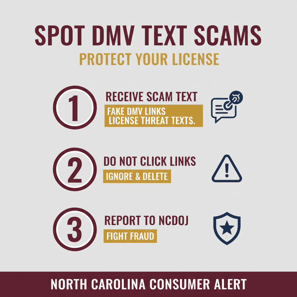 Estadísticas Clave y Datos para Fiscal General Jeff Jackson Advierte sobre Estafas de Mensajes del DMV en Carolina del Norte