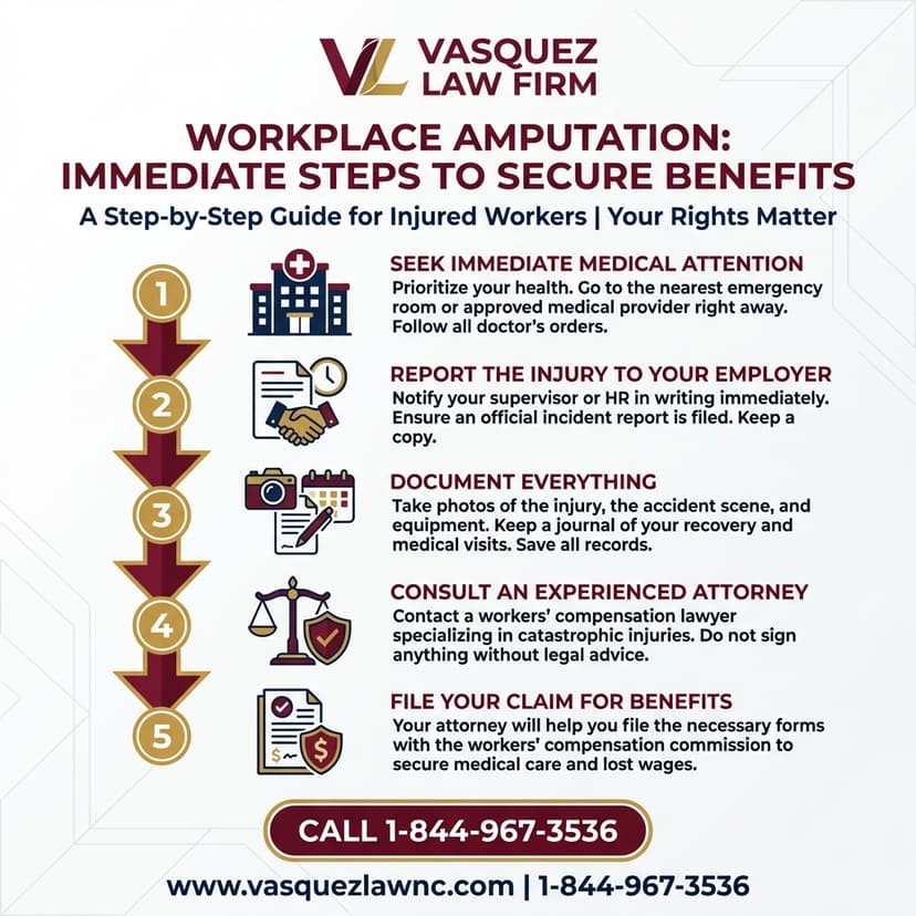 Key Statistics and Data for Your Rights After a Workplace Amputation Injury in North Carolina