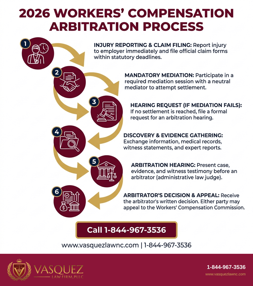 Key Statistics and Data for How Workers Compensation Arbitration Works in Raleigh NC 2026
